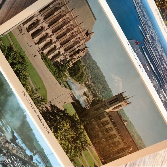 Seattle Washington Photo Panel Book Vintage Travel - Picture 5 of 6